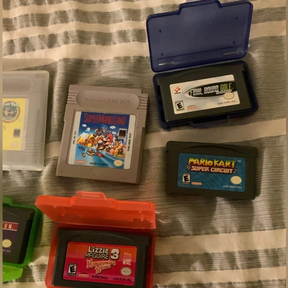 Nintendo Game Boy games lot. Good working conditions. For use or resale.